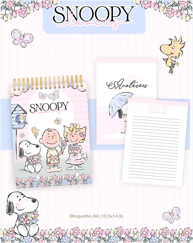 Bloco de Notas - Snoopy