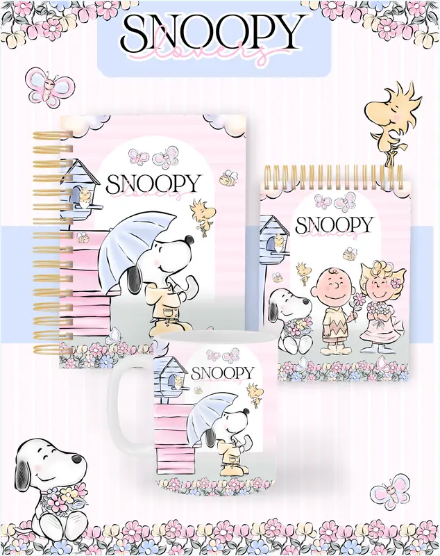 Kit Agenda Snoopy